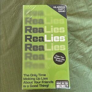 Real Lies Hilarious Party Game - Green